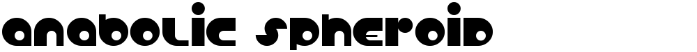 Anabolic Spheroid