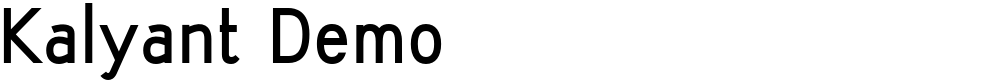 Kalyant Demo