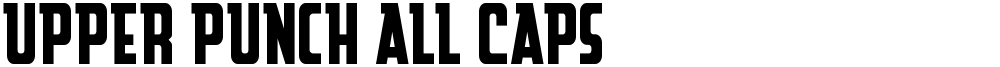 Upper Punch All Caps