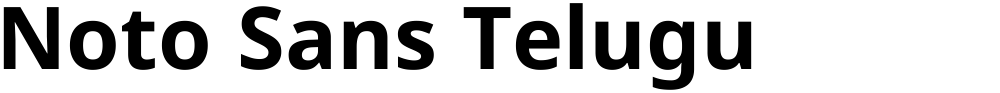 Noto Sans Telugu