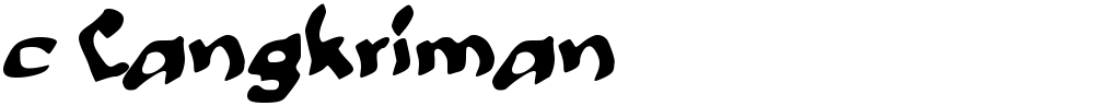 c Cangkriman