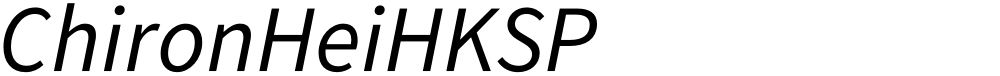 ChironHeiHKSP