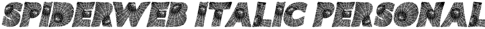 SPIDERWEB ITALIC PERSONAL USE