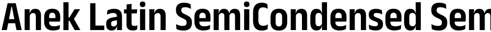 Anek Latin SemiCondensed SemiBold