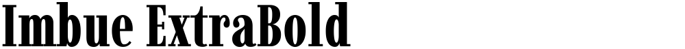 Imbue ExtraBold