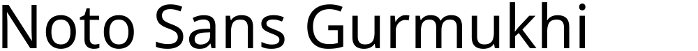Noto Sans Gurmukhi