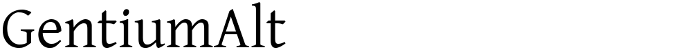 GentiumAlt