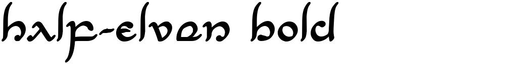 Half-Elven Bold