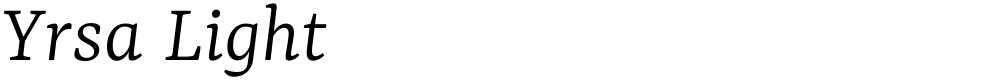 Yrsa Light