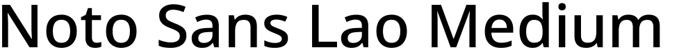 Noto Sans Lao Medium