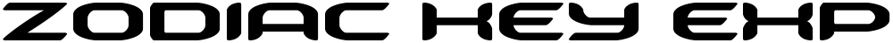 Zodiac Key Expanded