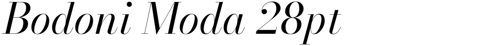 Bodoni Moda 28pt