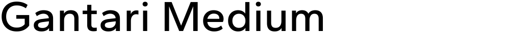 Gantari Medium