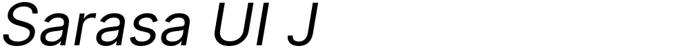 Sarasa UI J