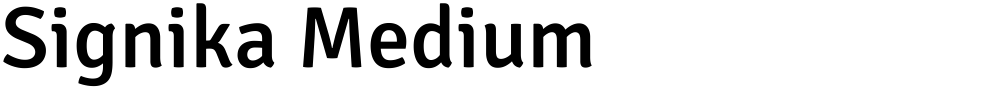 Signika Medium