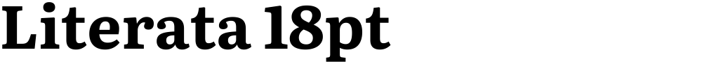 Literata 18pt