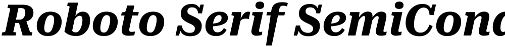 Roboto Serif SemiCondensed