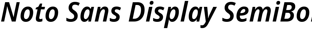 Noto Sans Display SemiBold