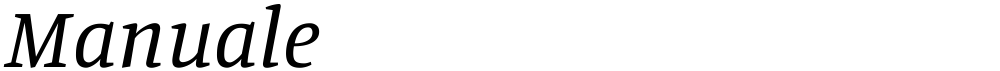 Manuale