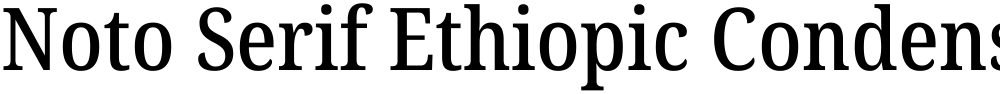 Noto Serif Ethiopic Condensed Medium