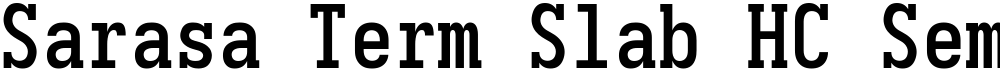 Sarasa Term Slab HC Semibold