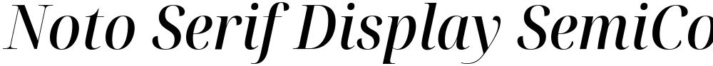 Noto Serif Display SemiCondensed Medium