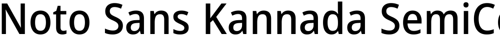Noto Sans Kannada SemiCondensed Medium