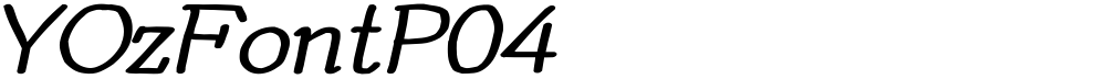 YOzFontP04