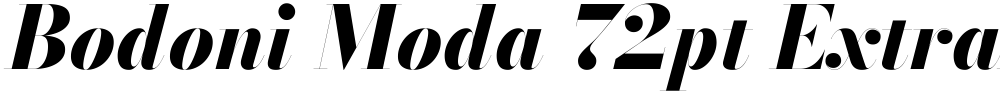 Bodoni Moda 72pt ExtraBold