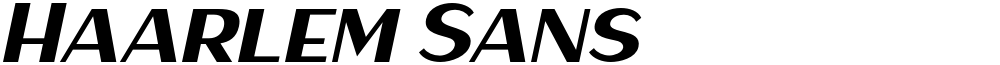Haarlem Sans