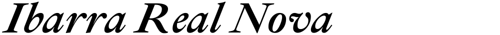 Ibarra Real Nova
