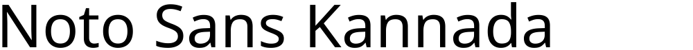 Noto Sans Kannada
