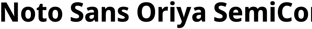 Noto Sans Oriya SemiCondensed