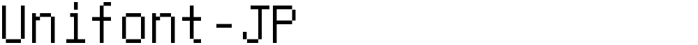 Unifont-JP