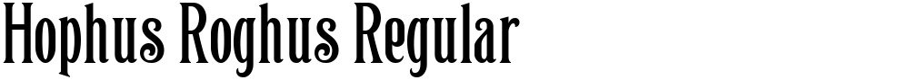 Hophus Roghus Regular