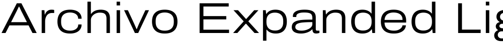 Archivo Expanded Light