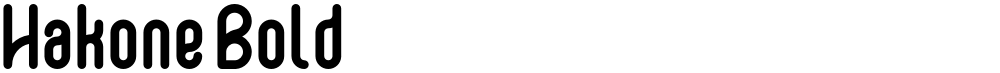 Hakone Bold