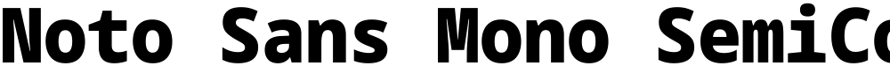 Noto Sans Mono SemiCondensed Black