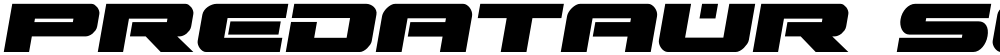 Predataur Semi-Italic