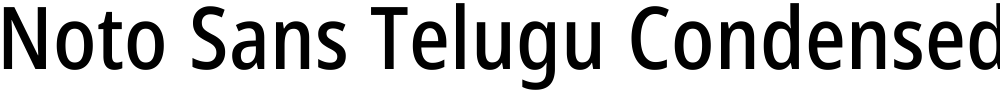Noto Sans Telugu Condensed Medium