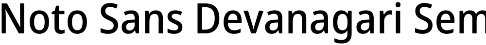 Noto Sans Devanagari SemiCondensed Medium