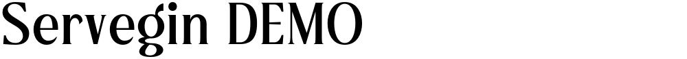 Servegin DEMO