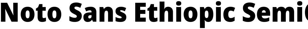 Noto Sans Ethiopic SemiCondensed Black