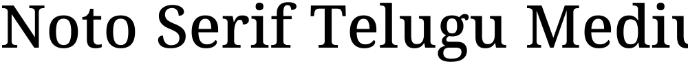 Noto Serif Telugu Medium