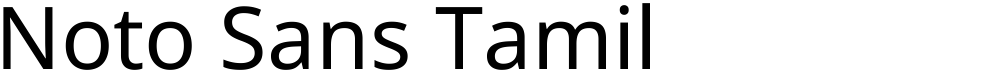 Noto Sans Tamil