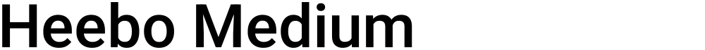 Heebo Medium