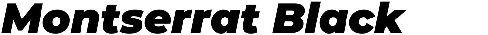 Montserrat Black