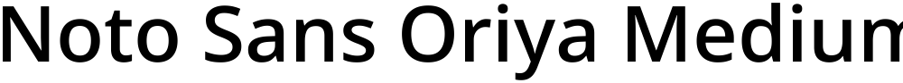 Noto Sans Oriya Medium