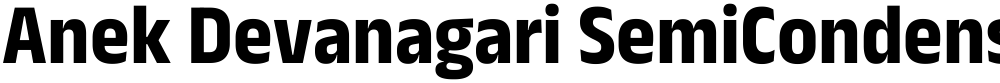 Anek Devanagari SemiCondensed