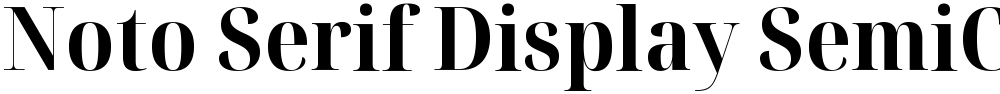 Noto Serif Display SemiCondensed